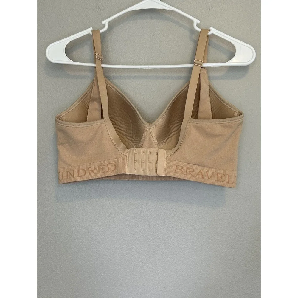 Kindred Bravely Simply Sublime Nursing Bra Beige Wireless Maternity Medium